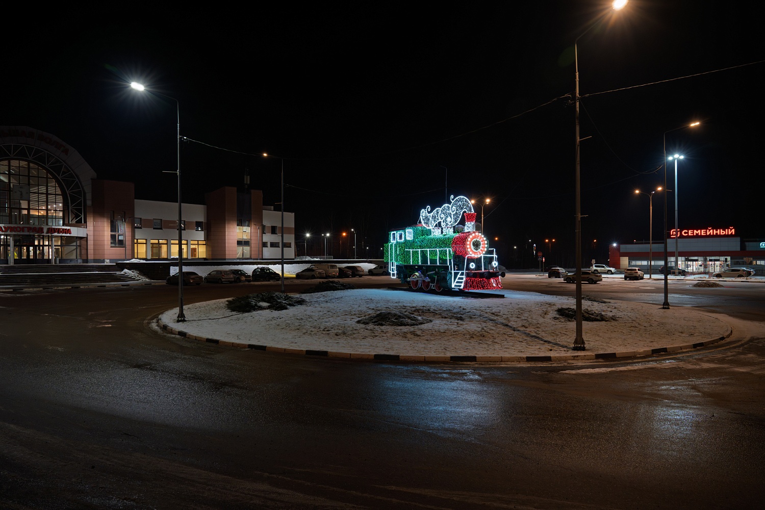 Дубна, арт-объект поезд