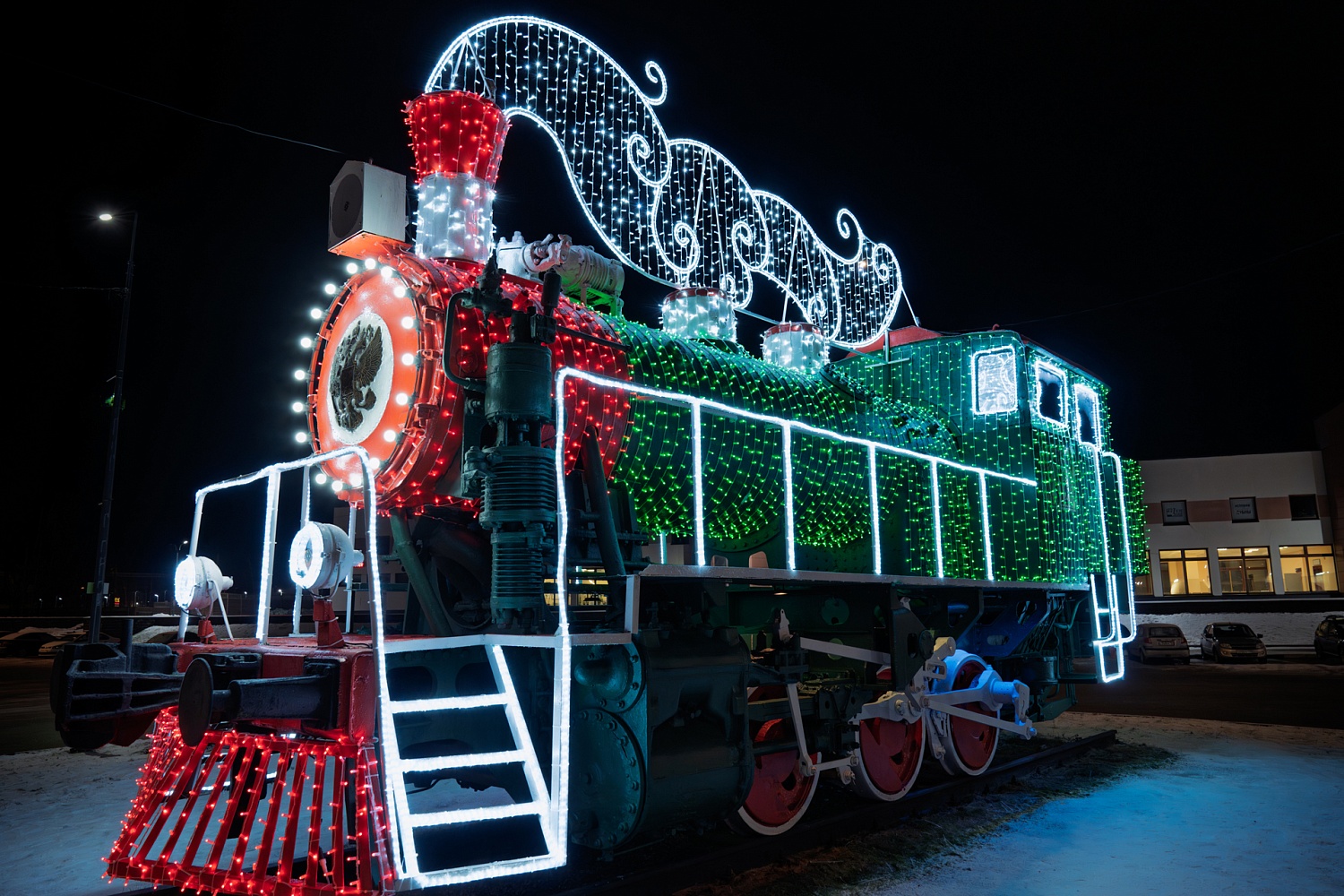 Дубна, арт-объект поезд